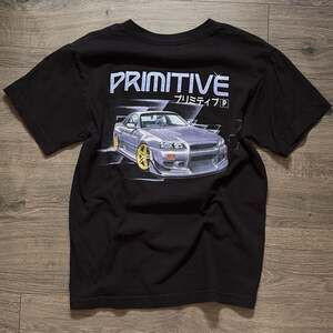 Primitive Motor Nissan Skyline R34 RPM Black T-Shirt